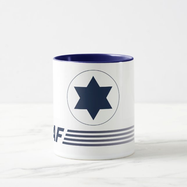 IAF emblem - ISRAELI AIR FORCE - Israel Mug (Center)