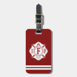 Iaff / Firefighter Maltese Cross Luggage Tag at Zazzle
