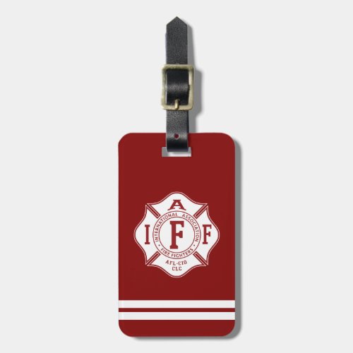 IAFF  Firefighter Maltese Cross Luggage Tag