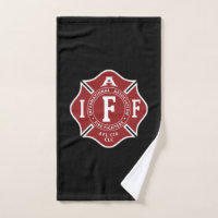 IAFF Maltese Cross Hand Towel