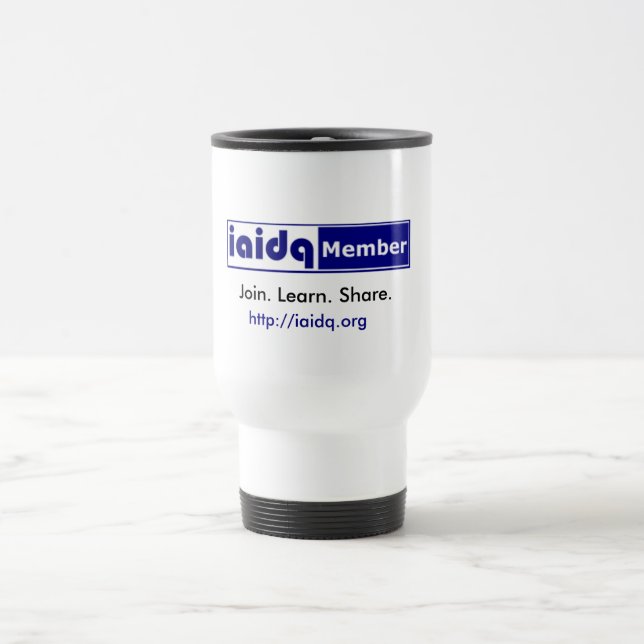 IAIDQ Member Travel Mug (Center)