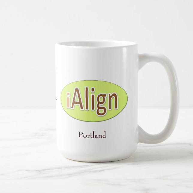 iAlign + your city + your name Coffee Mug (Right)