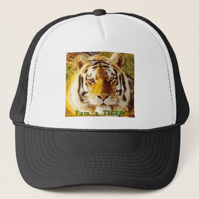I'am a TIGER Trucker Hat (Front)