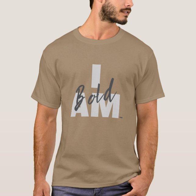 IAM Bold Unisex T-shirt (dark colors) (Front)