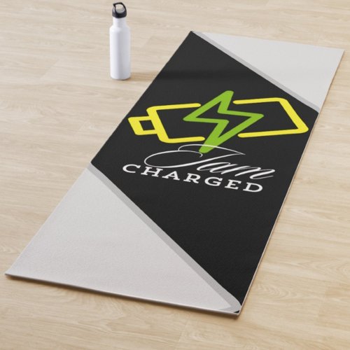 Iam Charged _ Positive Electric Vibes Yoga Mat