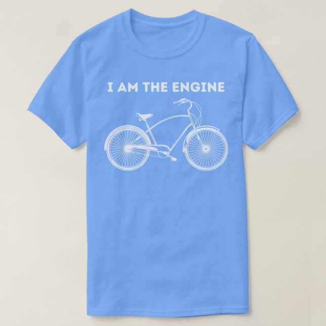 Iam The Engine Bike  T-Shirt (Design Front)