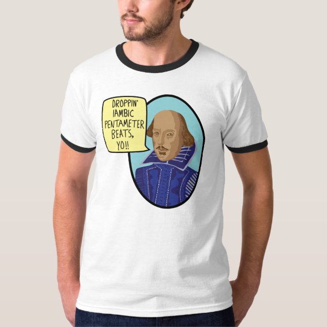 Iambic Pentameter Beats T-Shirt (Front)
