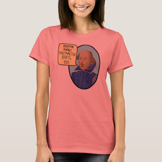 Iambic Pentameter Beats T-Shirt (Front)