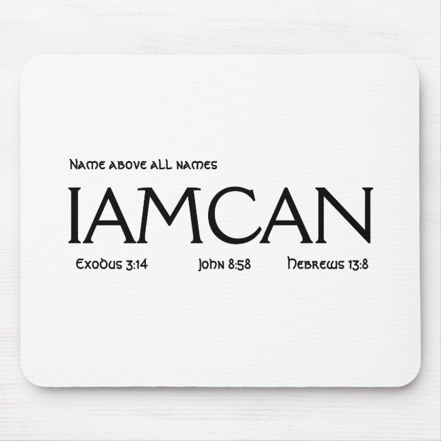 IAMCAN MOUSE PAD (Front)
