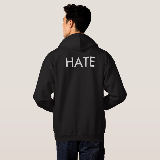 Ian Curtis - “HATE " Hoodie (Back Full)