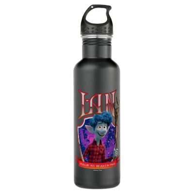 Ian - Feeling My Heart&#39;s Fire Stainless Steel Water Bottle
