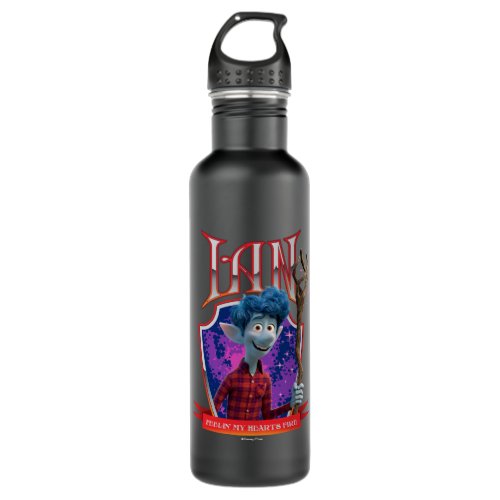 Ian _ Feeling My Hearts Fire Stainless Steel Water Bottle