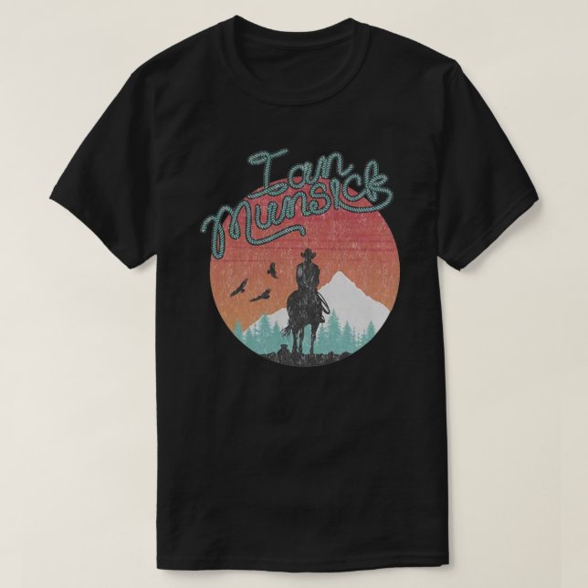 Ian munsick m erch Sunset Ride T-Shirts Gift For F (Design Front)