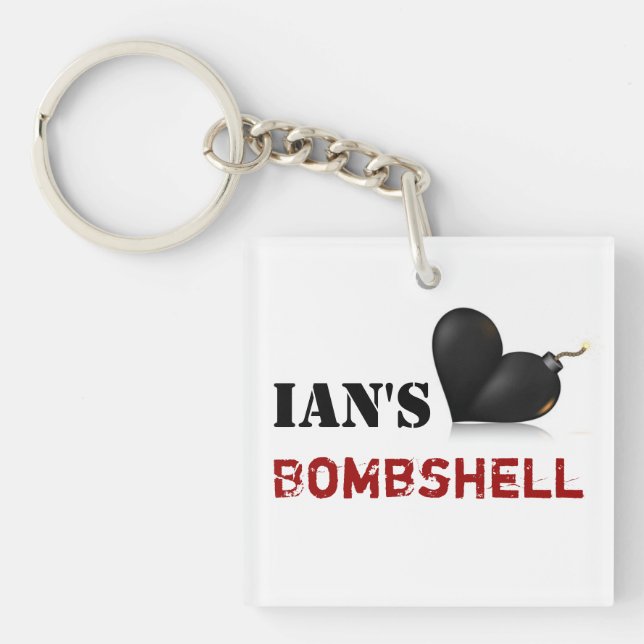 Ian's Bombshell Keychain (Front)