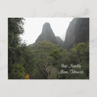 Iao Needle - Maui Hawaii Postcard