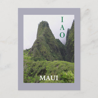 IAO VALLEY, MAUI POSTCARD