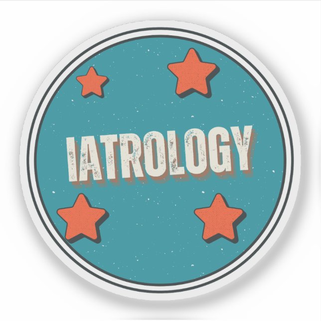 Iatrology Sticker (Front)