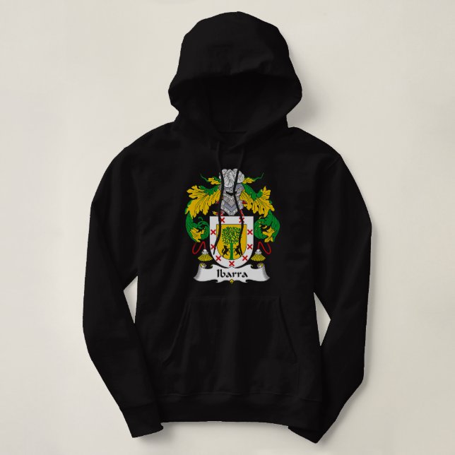 Ibarra Coat of Arms  Family Crest Premium  Hoodie (Design Front)
