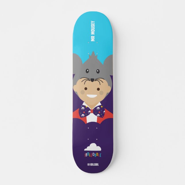 Ibbleobble™ - Mr Mousey -  Skate Deck - CHEESE! (Front)