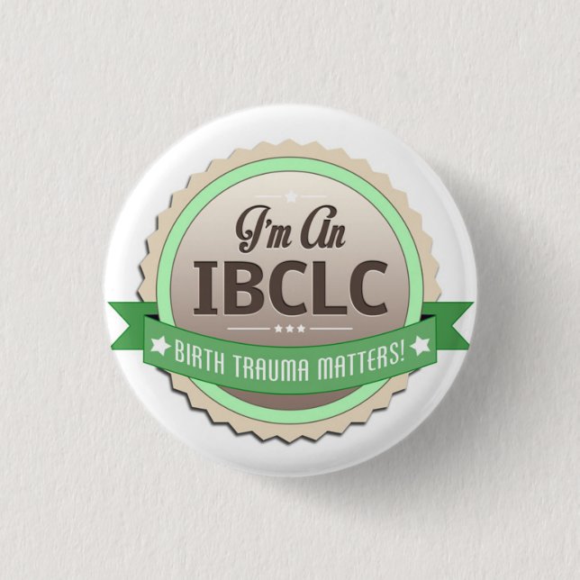 IBCLC badge Button (Front)