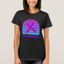 IBD Awareness Crohn's And Colitis Purple Vintage R T-Shirt