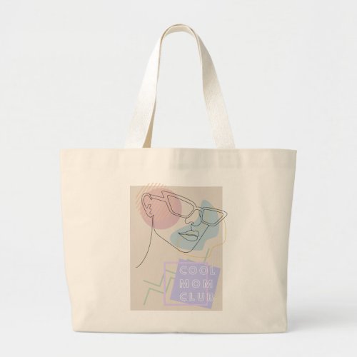 IBDMom Cool Club Large Tote Bag