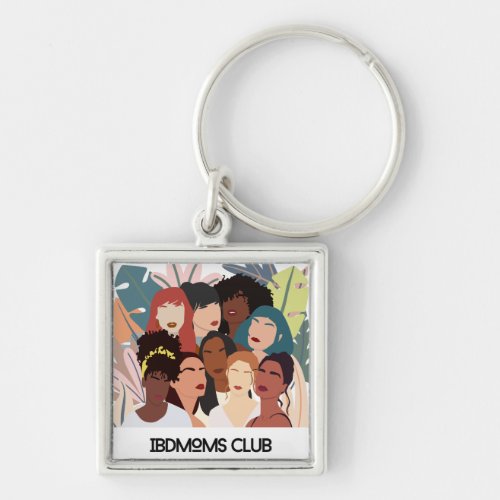 IBDMoms Club Square Keychain
