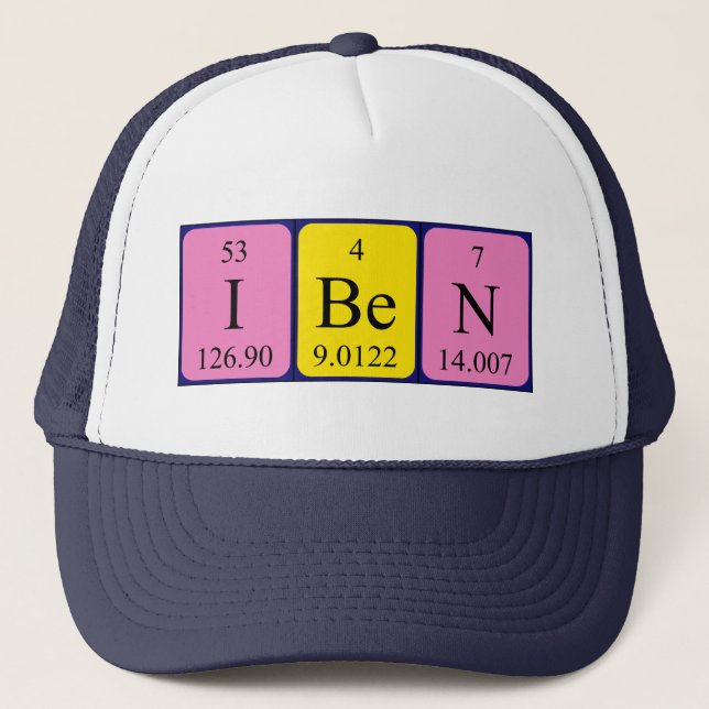Iben periodic table name hat (Front)