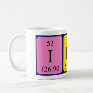 Iben periodic table name mug