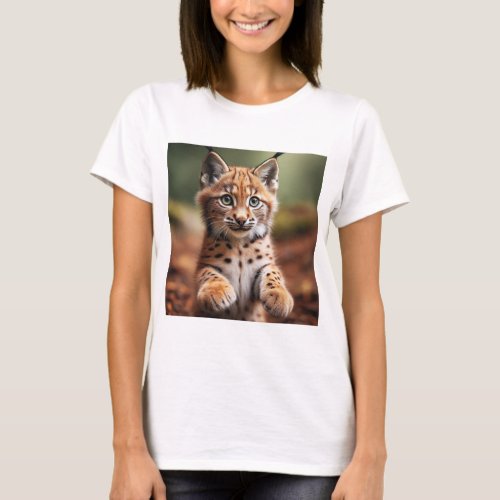 Iberian lynx phorn endangered animal T_Shirt