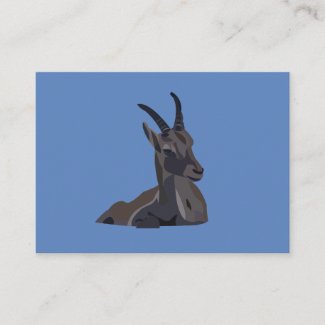 Ibex Goat Animal Art