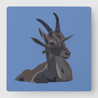 Ibex Goat Animal Art