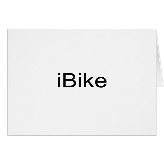 iBike Cards (Front Horizontal)