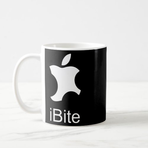 iBite Apple Biter Computer iPhone iPad Luv Love  Coffee Mug
