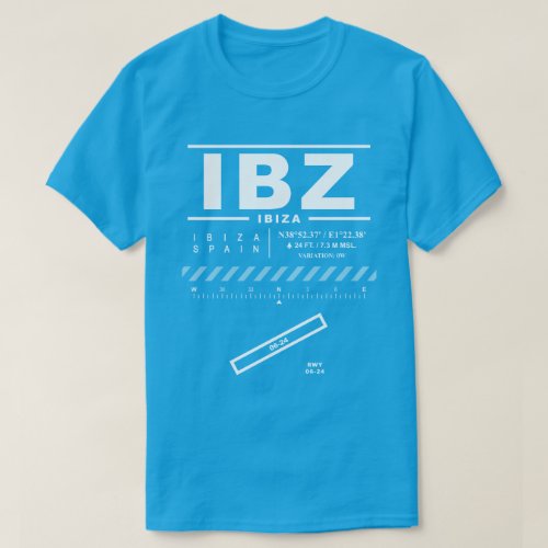 Ibiza Airport IBZ T_Shirt