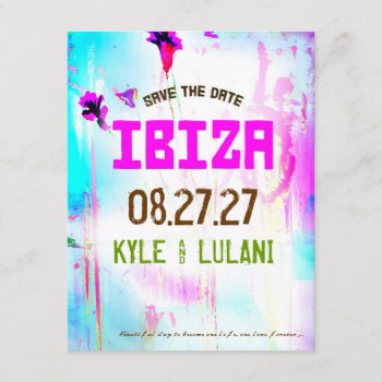 Ibiza Destination Save The Date by 2TICKETS2PARADISE at Zazzle