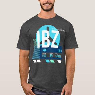 Ibiza IBZ Airport Code Baggage Tag A T-Shirt