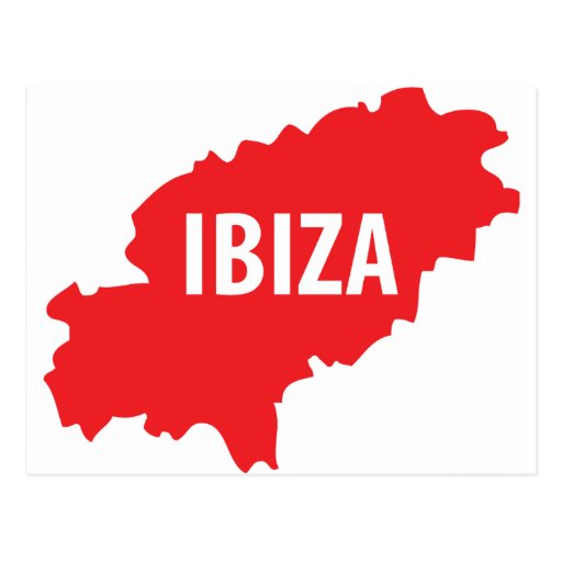 Ibiza icon postcard | Zazzle