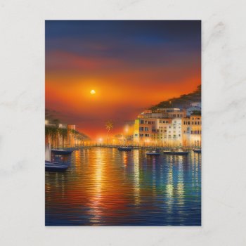 Ibiza Is A Small Island In The Mediterranean Sea Postcard by ProdesignGo at Zazzle