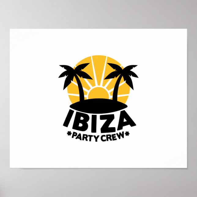 Ibiza Party Crew Poster (Front)