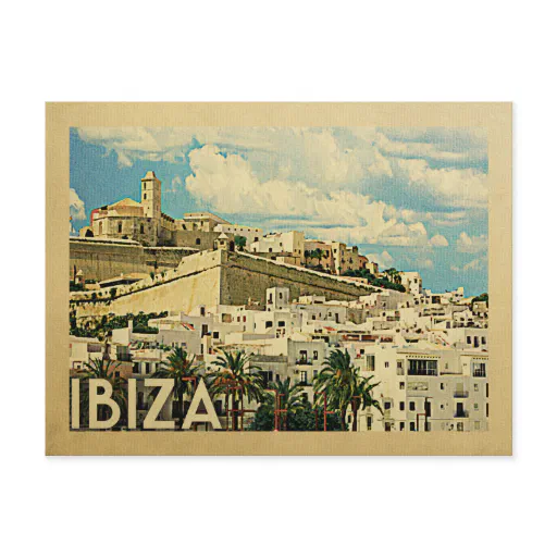 Ibiza Postcard Spain Vintage Travel