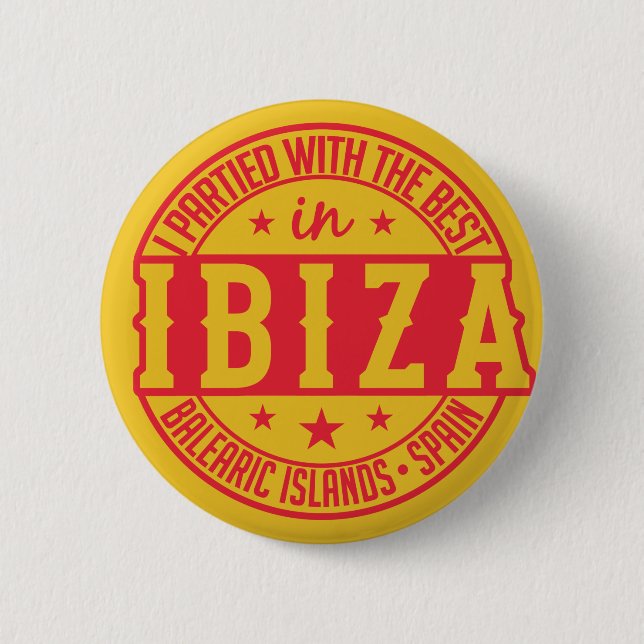 IBIZA Spain buttons (Front)