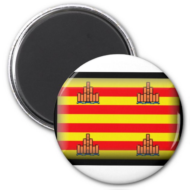 Ibiza flag fridge magnet 