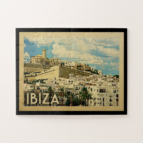 Ibiza Spain Jigsaw Puzzle Vintage Travel