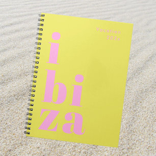Ibiza Spain vacation Notebook