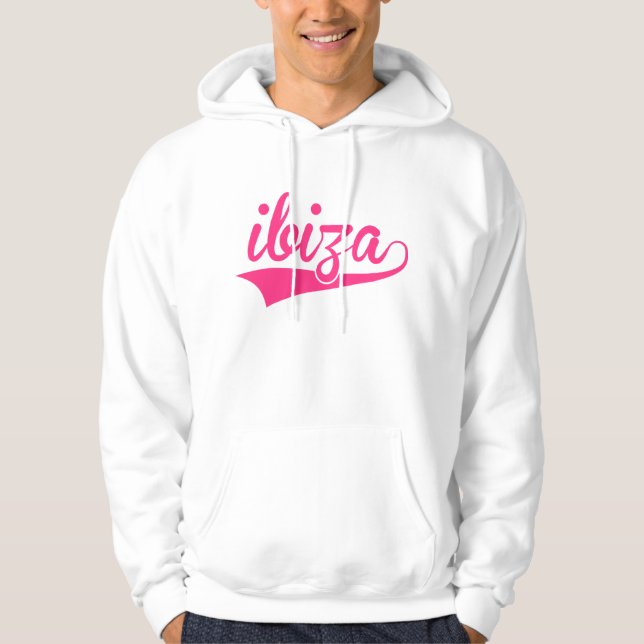Ibiza Text 2 Hoodie (Front)