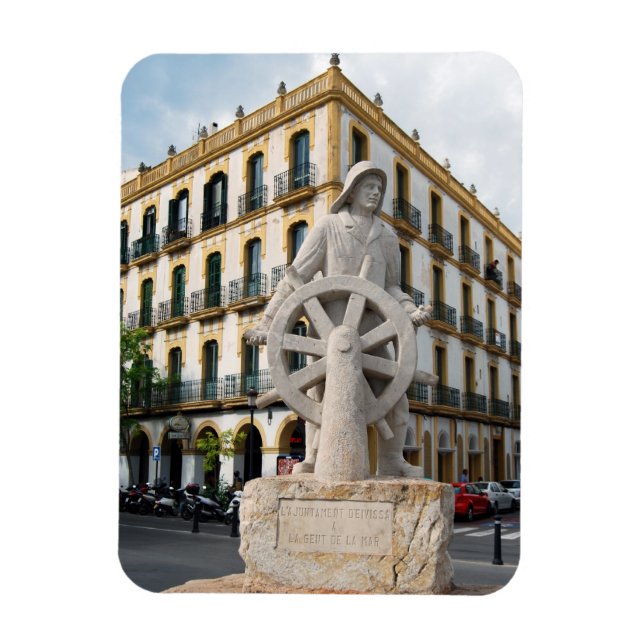Ibiza Town Magnet (Vertical)