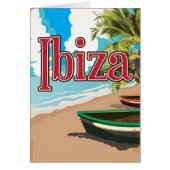 Ibiza vintage travel poster (Front)