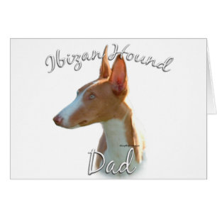 Ibizan Hound Dad 2 Cards