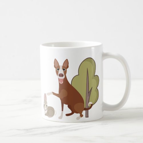 Ibizan Hound Dog Breed Podenco Pharaoh Coffee Mug